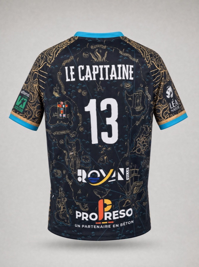 Le maillot des Pirates 2026-2027, dos